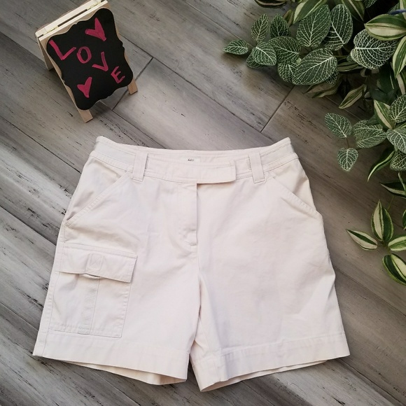 J. Jill Pants - J. Jill Khaki Shorts Cotton Size 6 Stretch